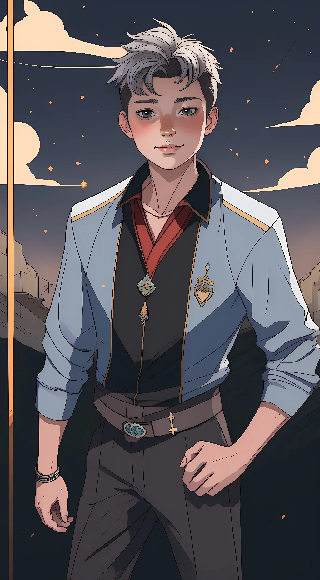 ai character: Andrew  background