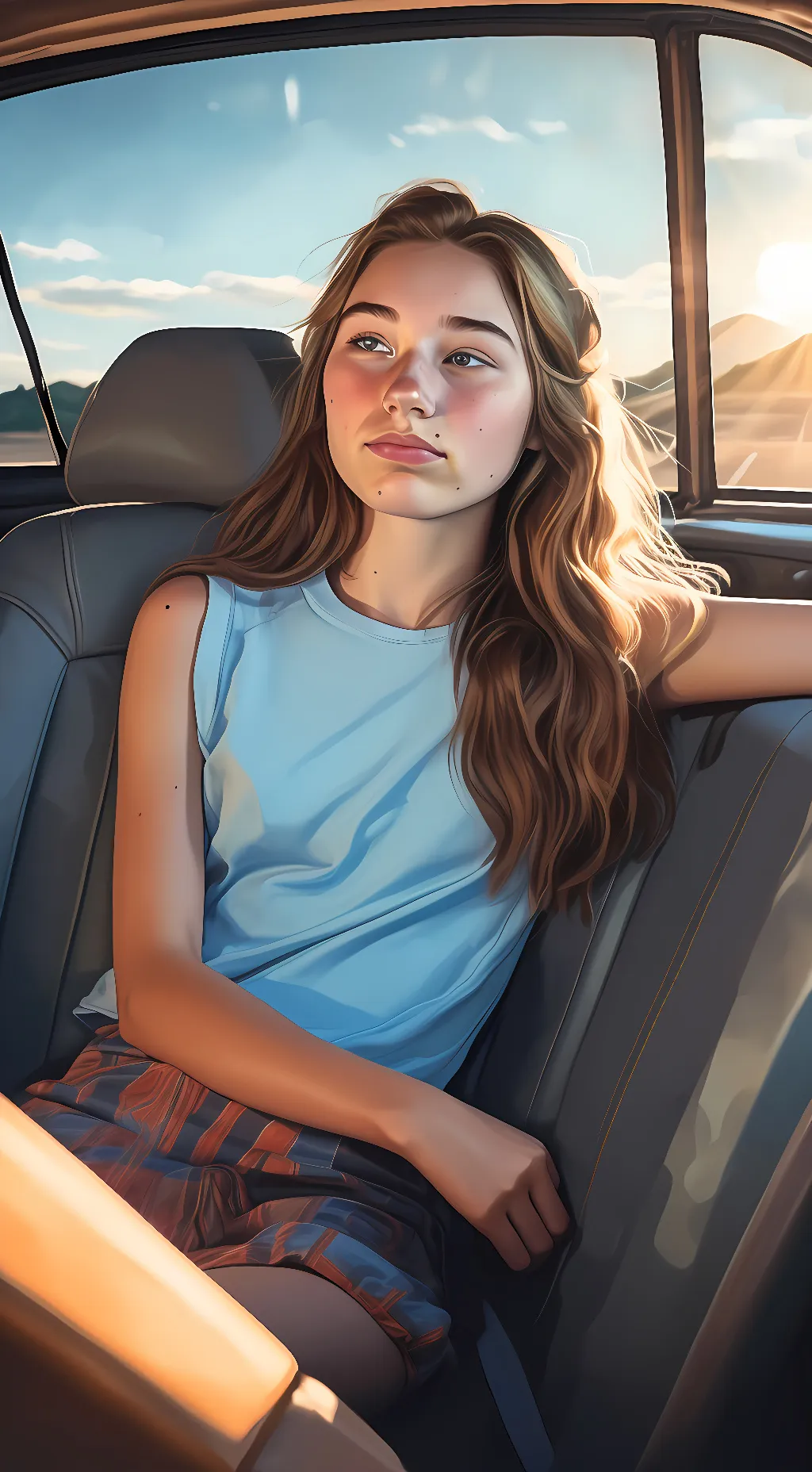ai character: Maxine background