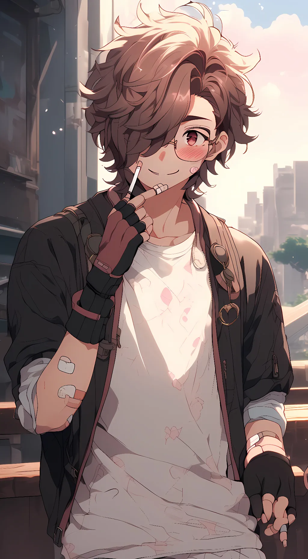 ai character: simpbur background