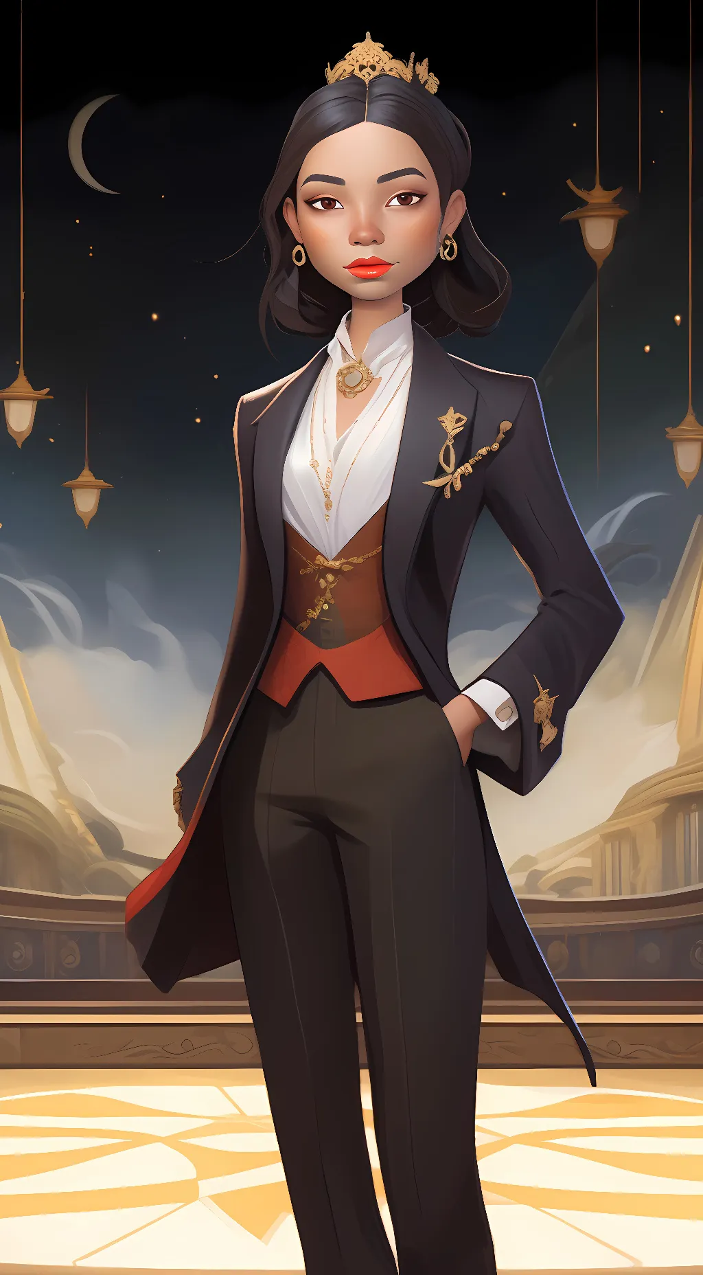 ai character: moriah background