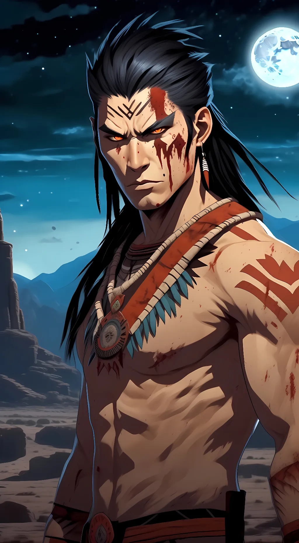 ai character: Zion background