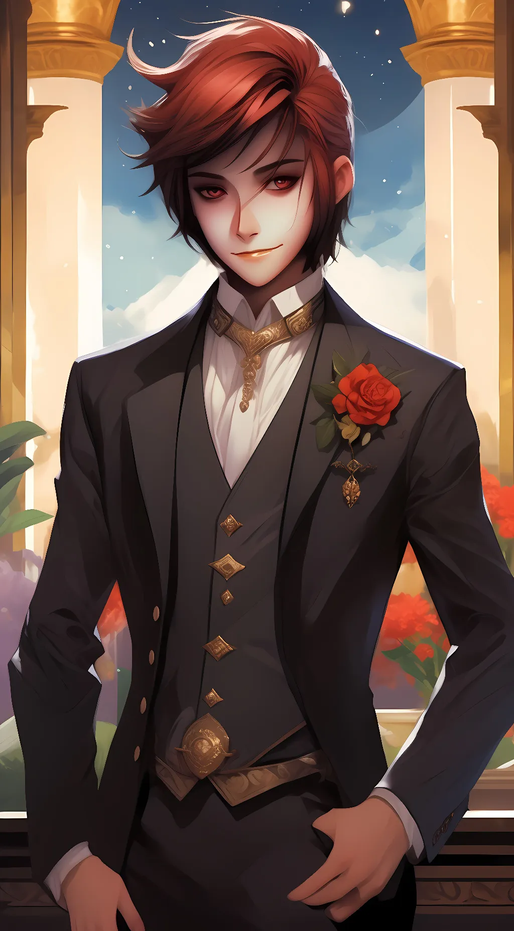 ai character: Alistair  background