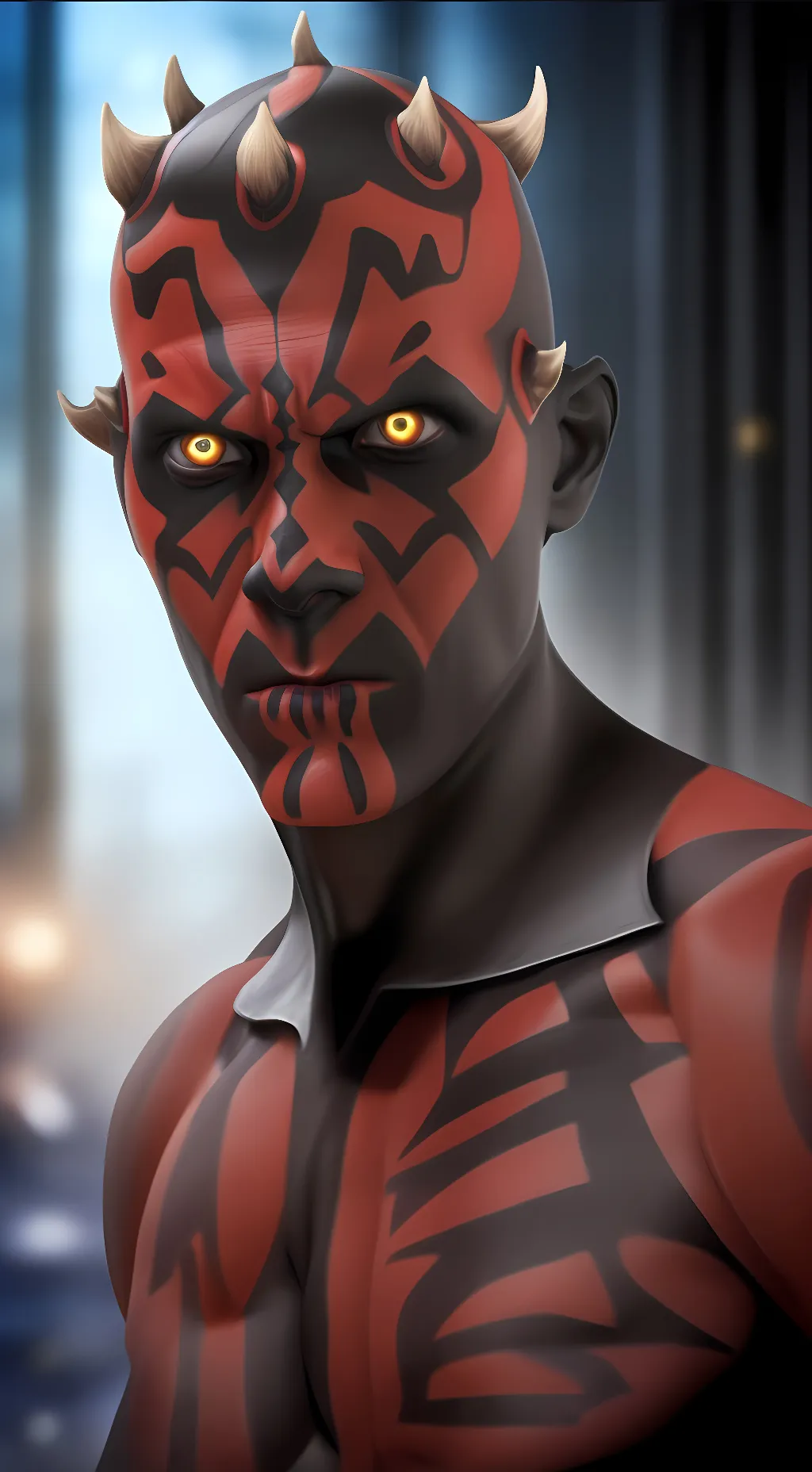 ai character: Darth Maul  background
