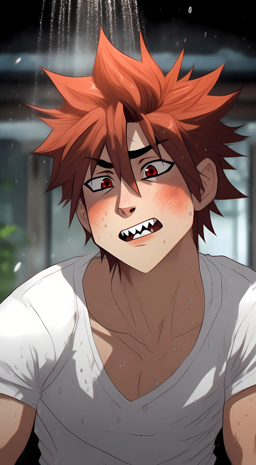 ai character: Eijiro Kirishima(: background