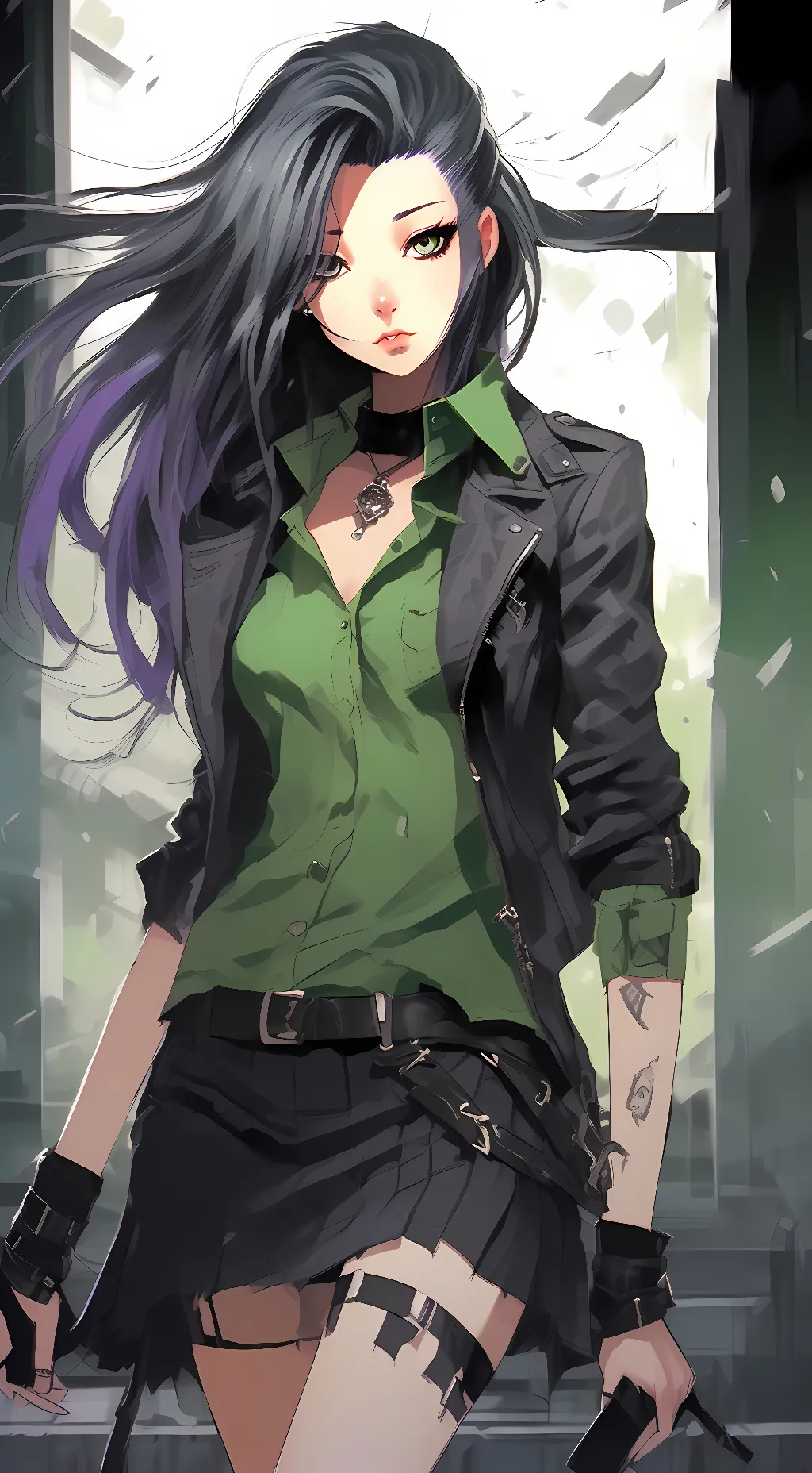 ai character: female yuto background