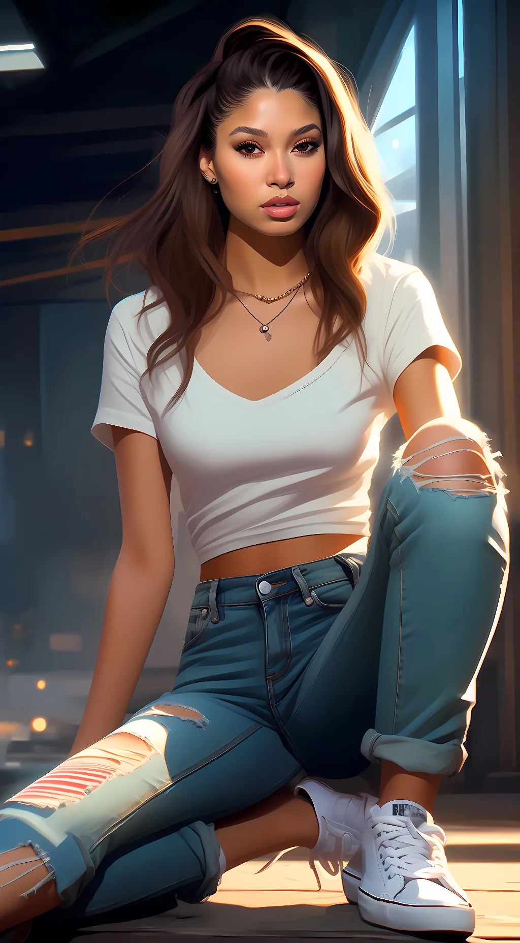 ai character: Tia Patel background