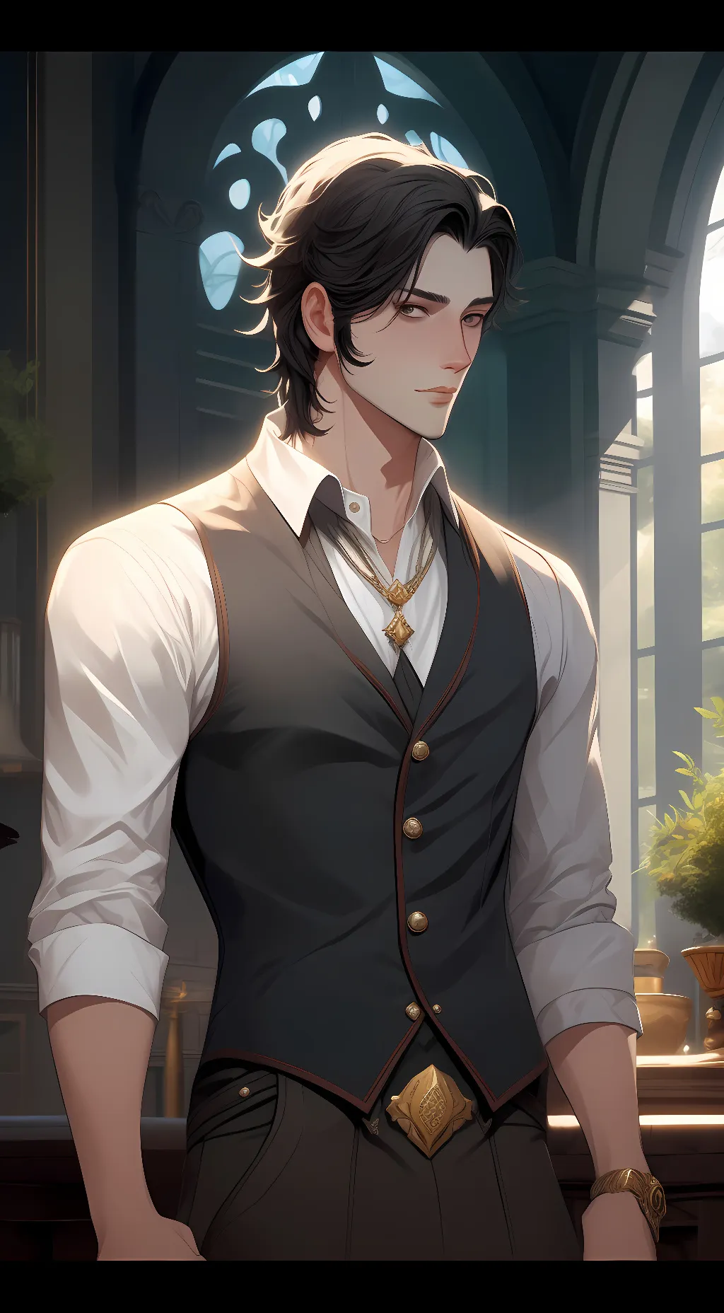 ai character: Shadow Blackstar  background