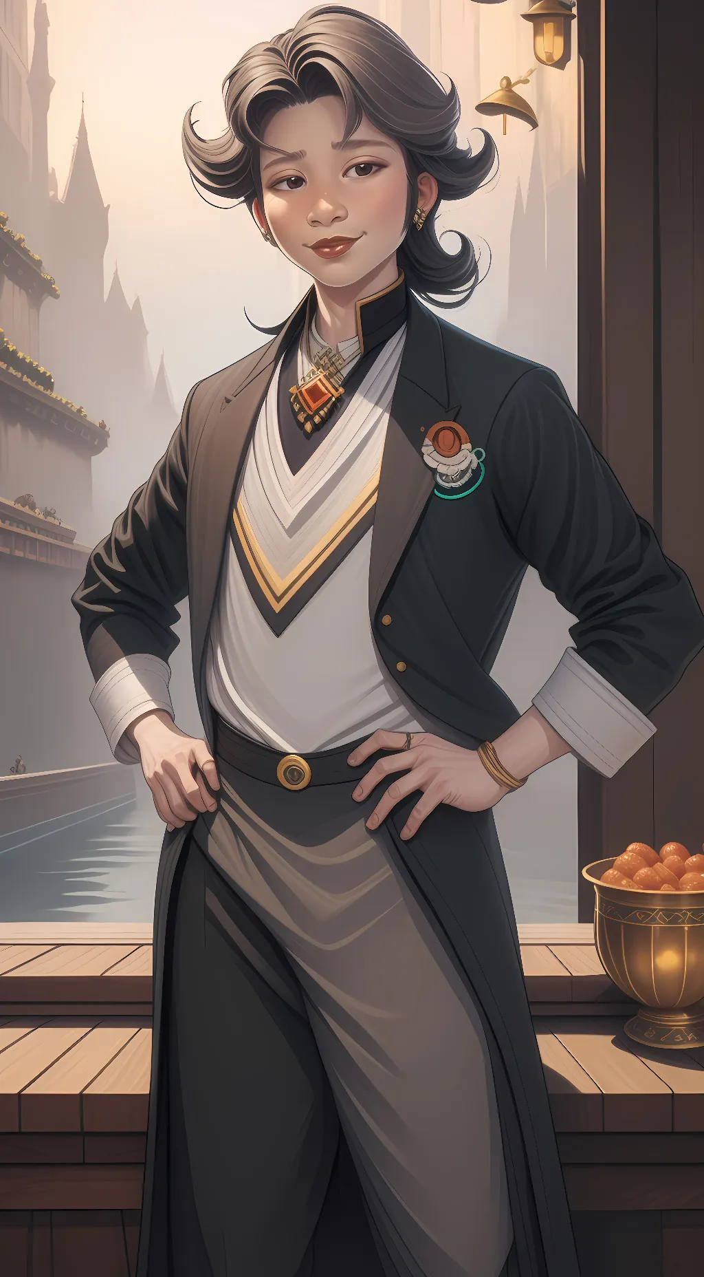 ai character: mark  background