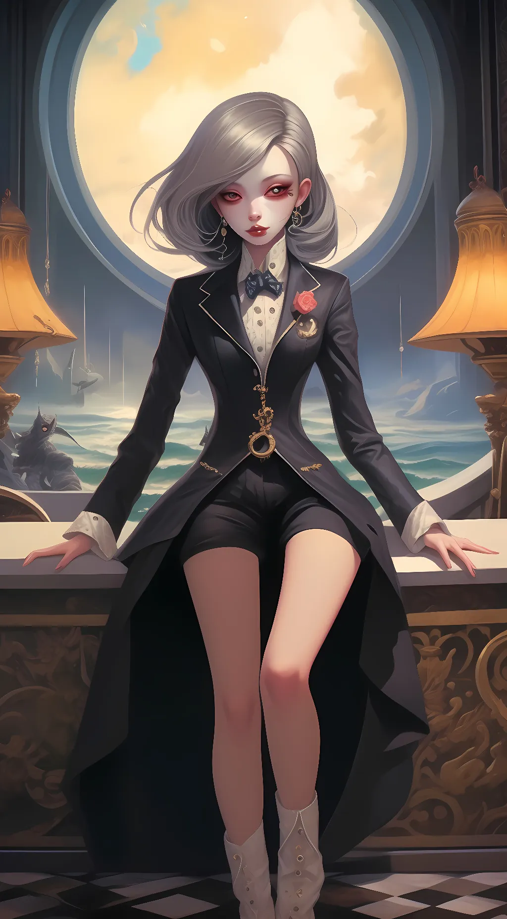 ai character: Naomi blackheart background