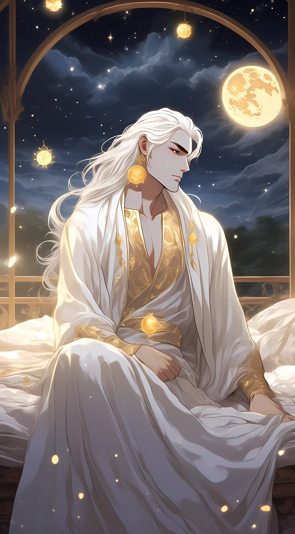 ai character:  Sun Solar Solace♡ background