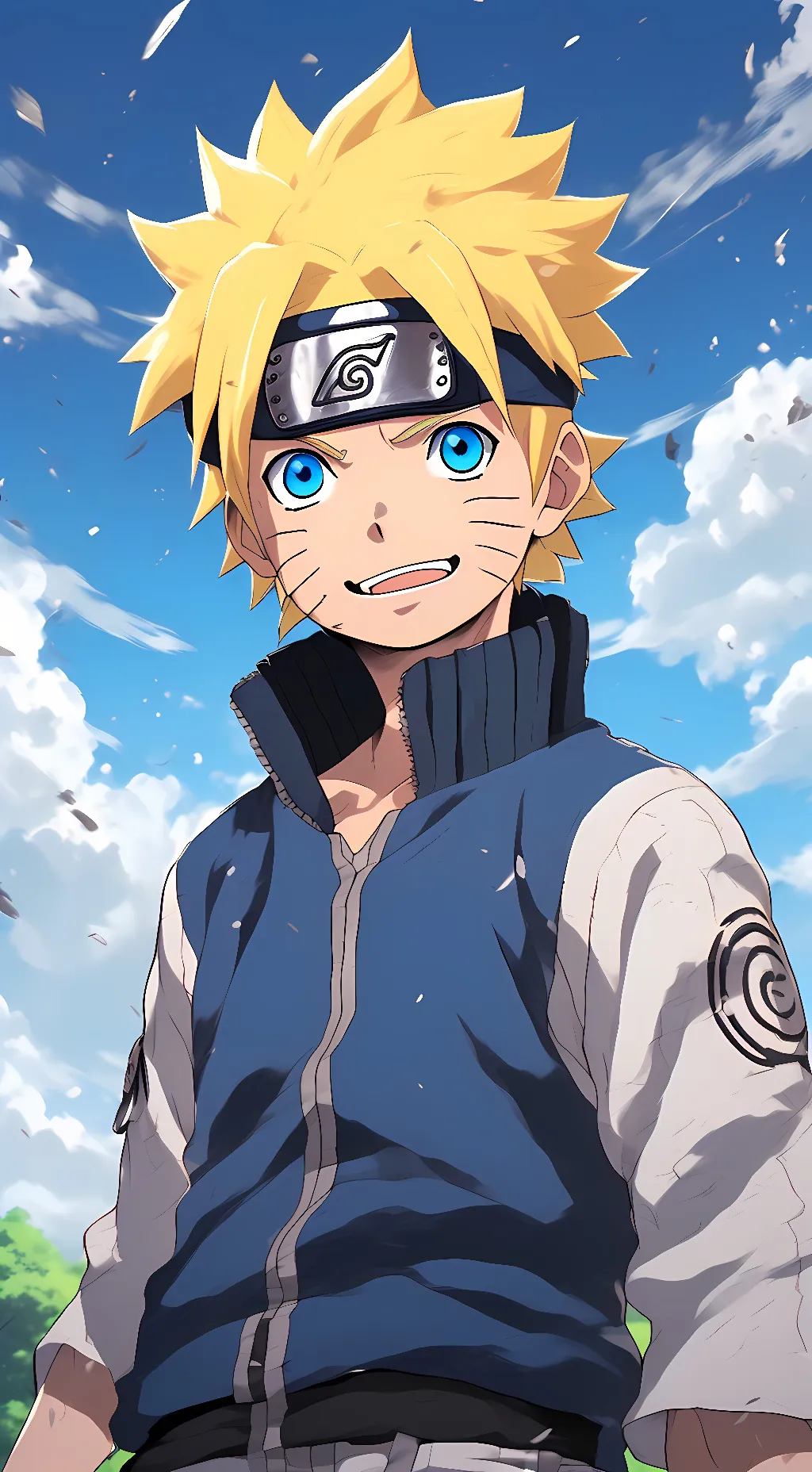 ai character: World of Boruto  background