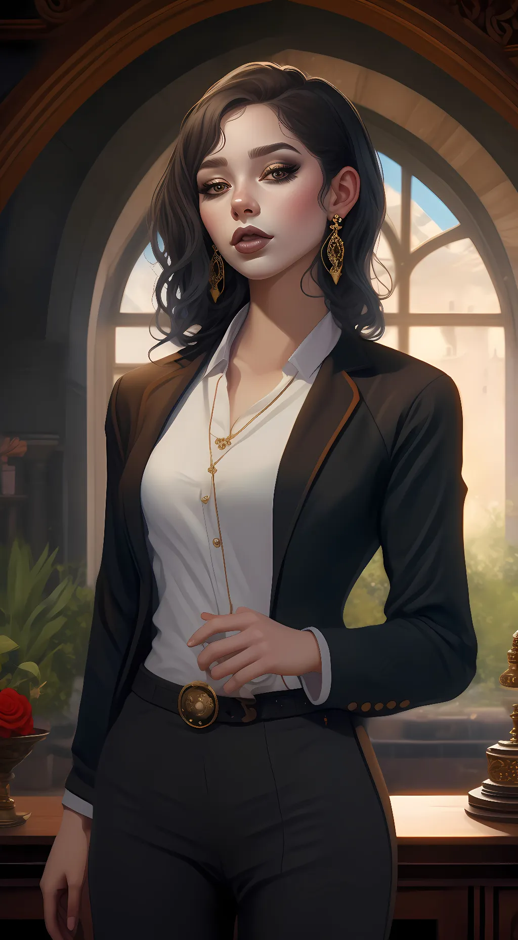 ai character: Kirby background