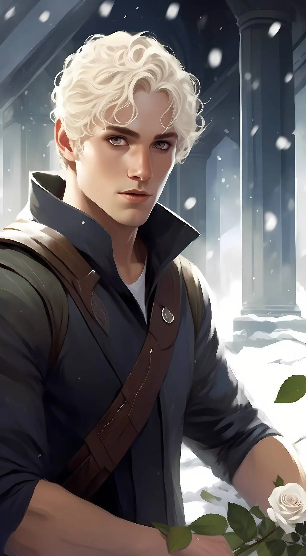 ai character: Coriolanus snow  background