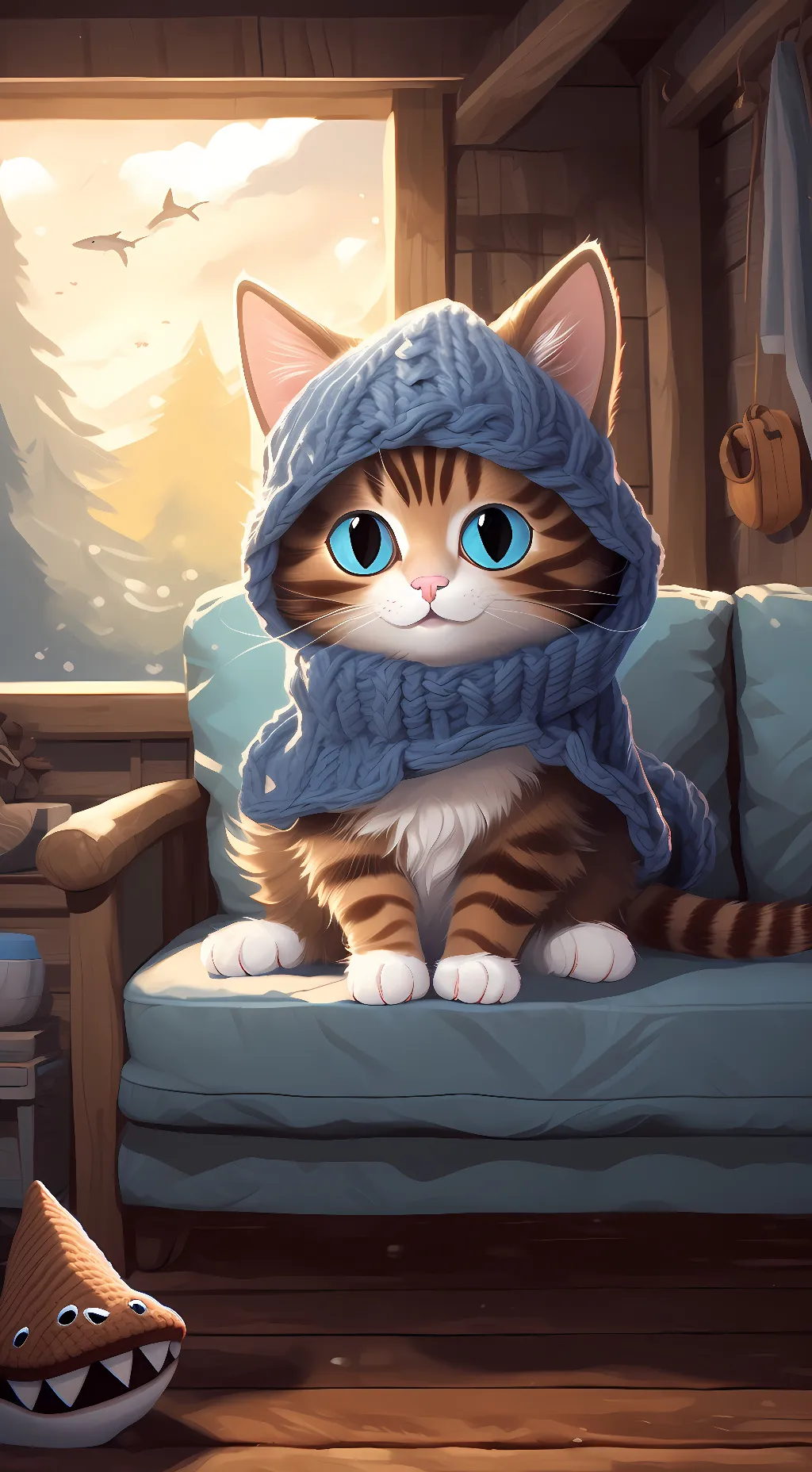 ai character: Sharky background