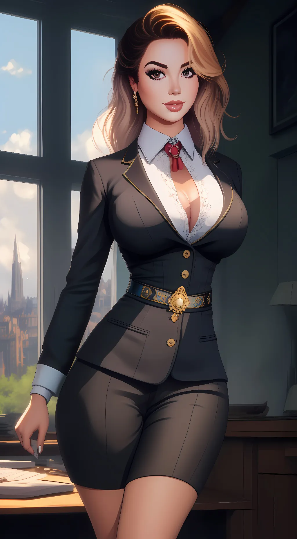 ai character: Your boss,Diana background