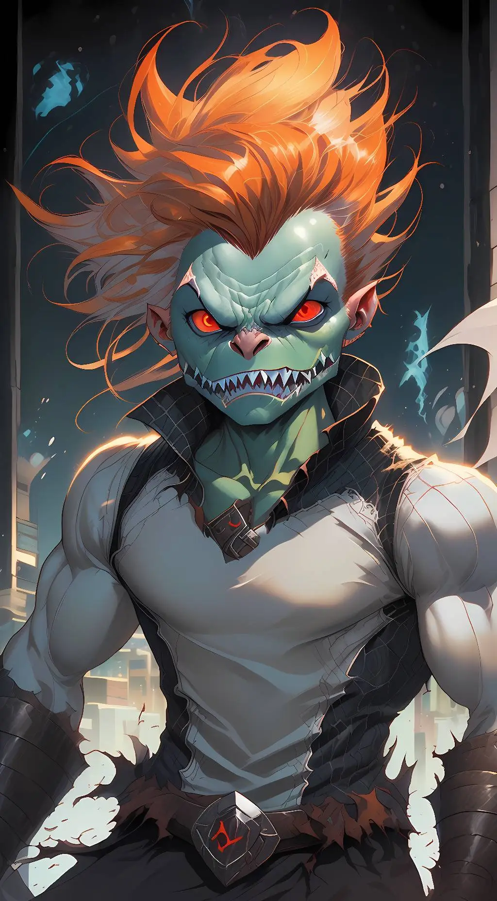 ai character: tricky background