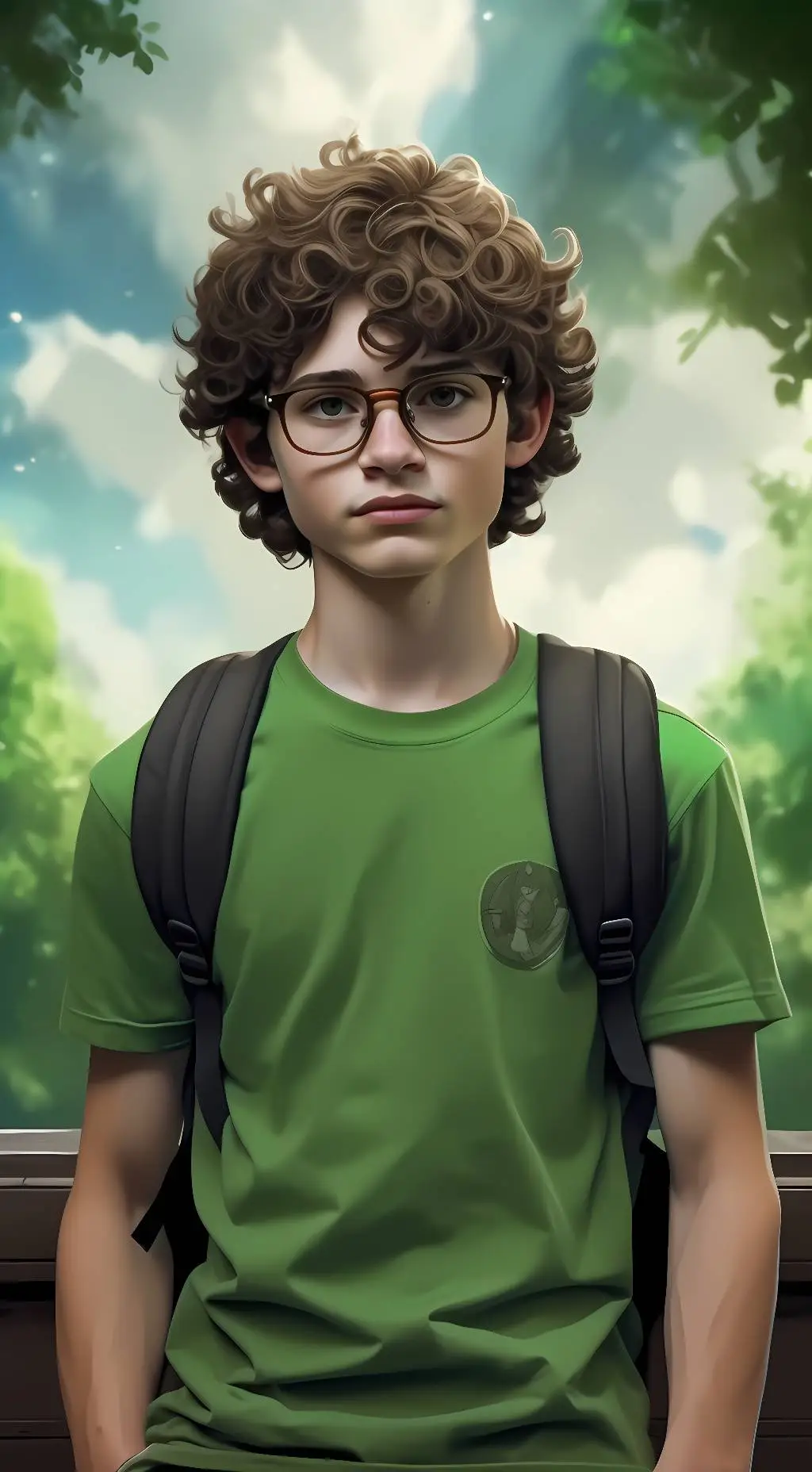 ai character: Richie  Tozier background