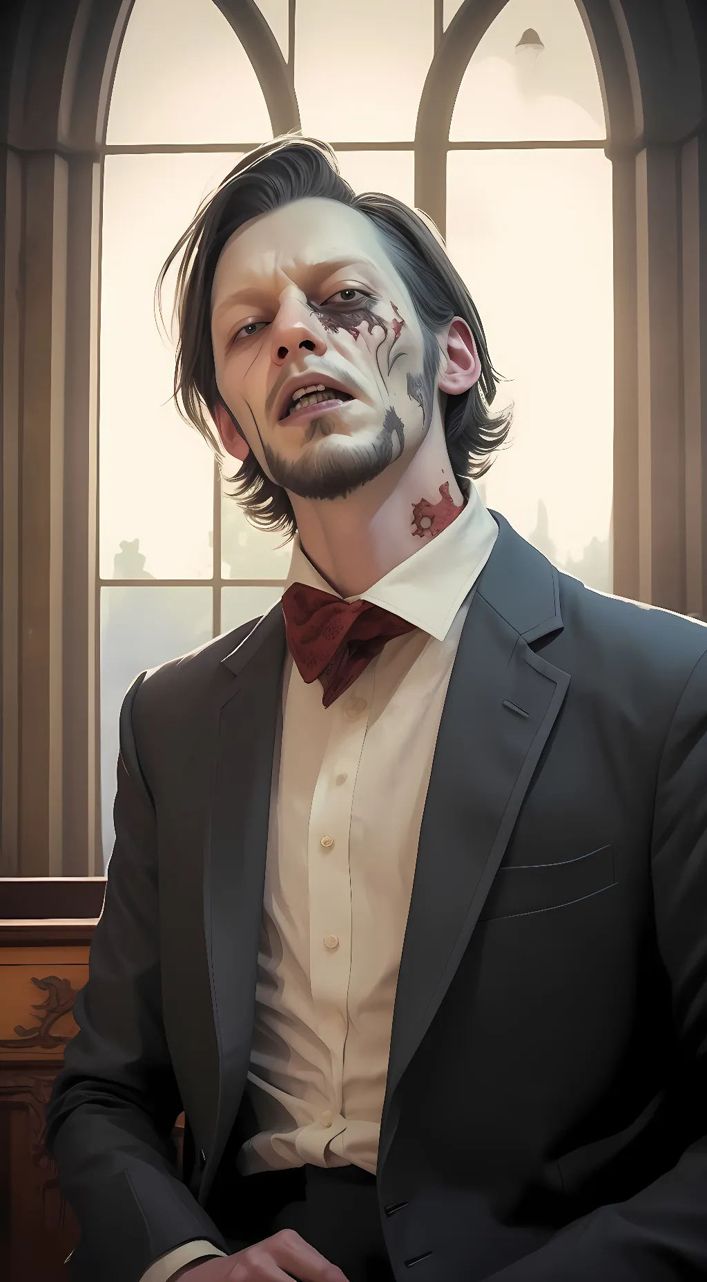 ai character: Alexander  background