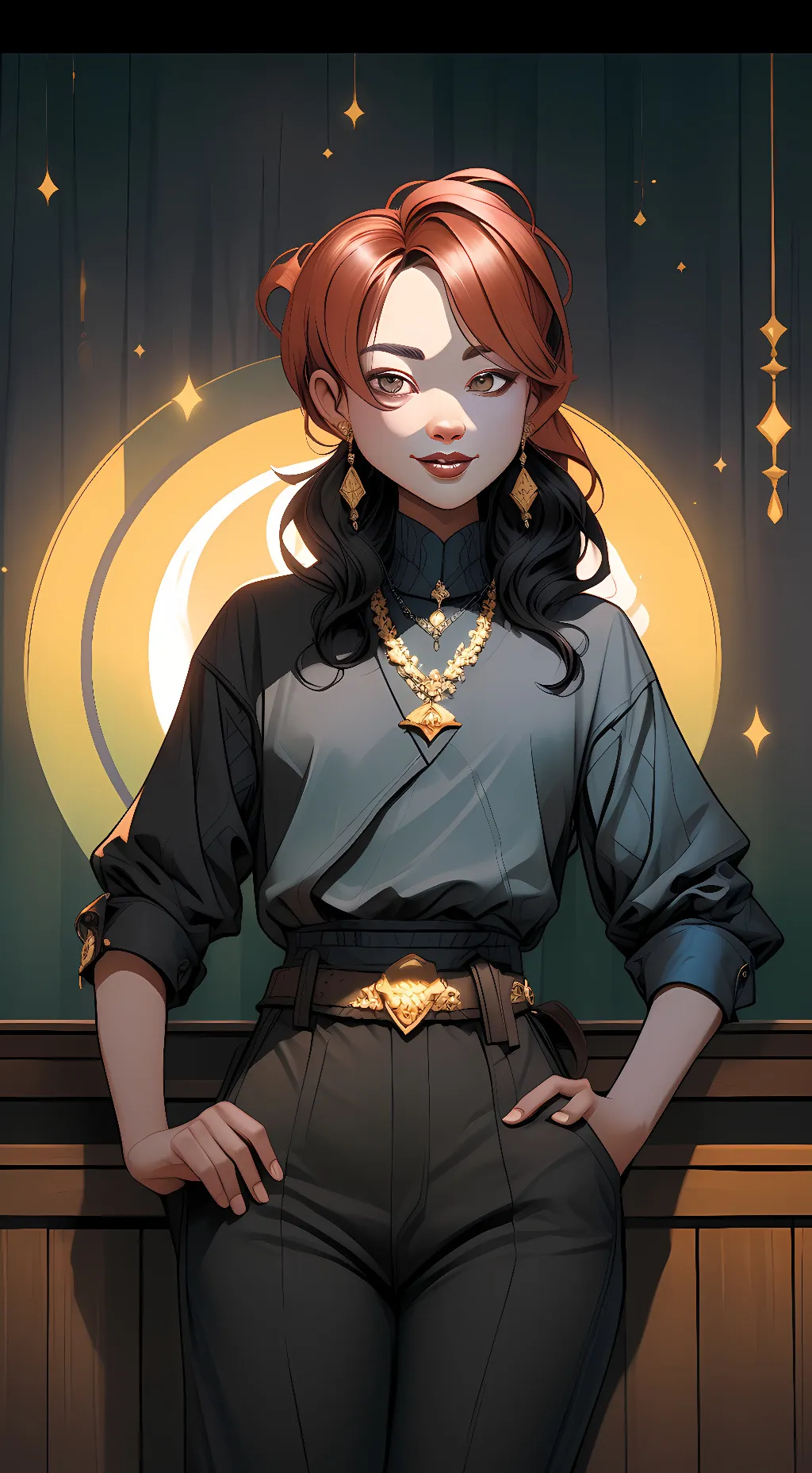 ai character: Nami background