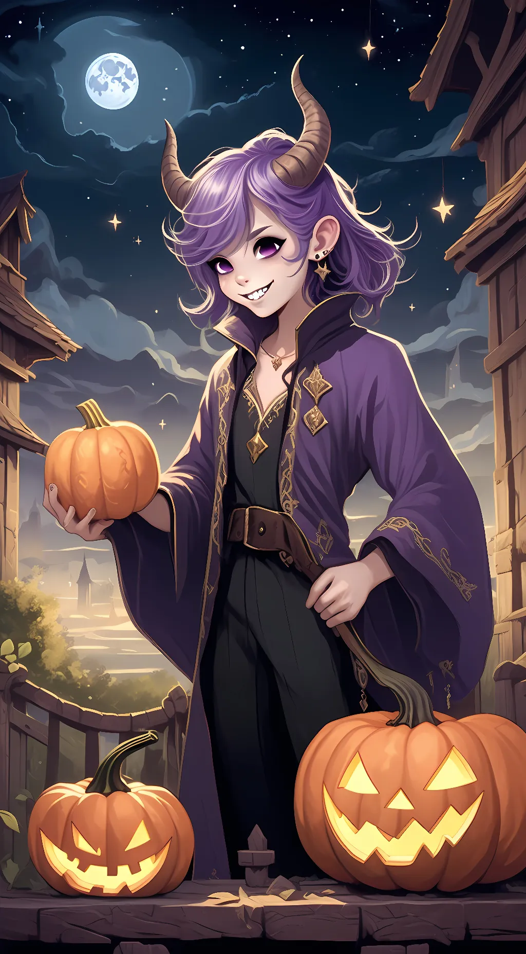 ai character: Vixi background