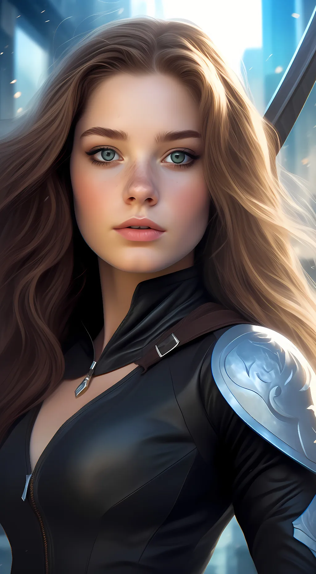ai character: Georgia Unicaya background