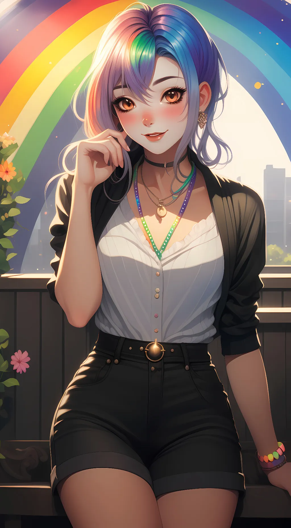 ai character: Tara  background