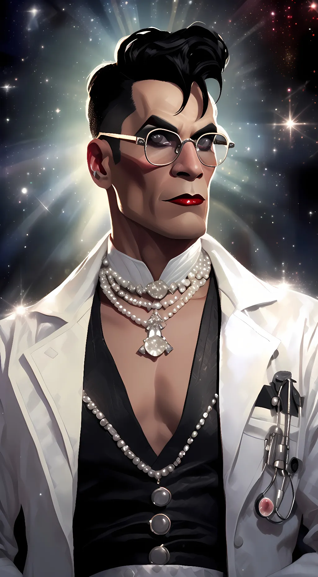 ai character: Dr. FrankN’Ludwig background