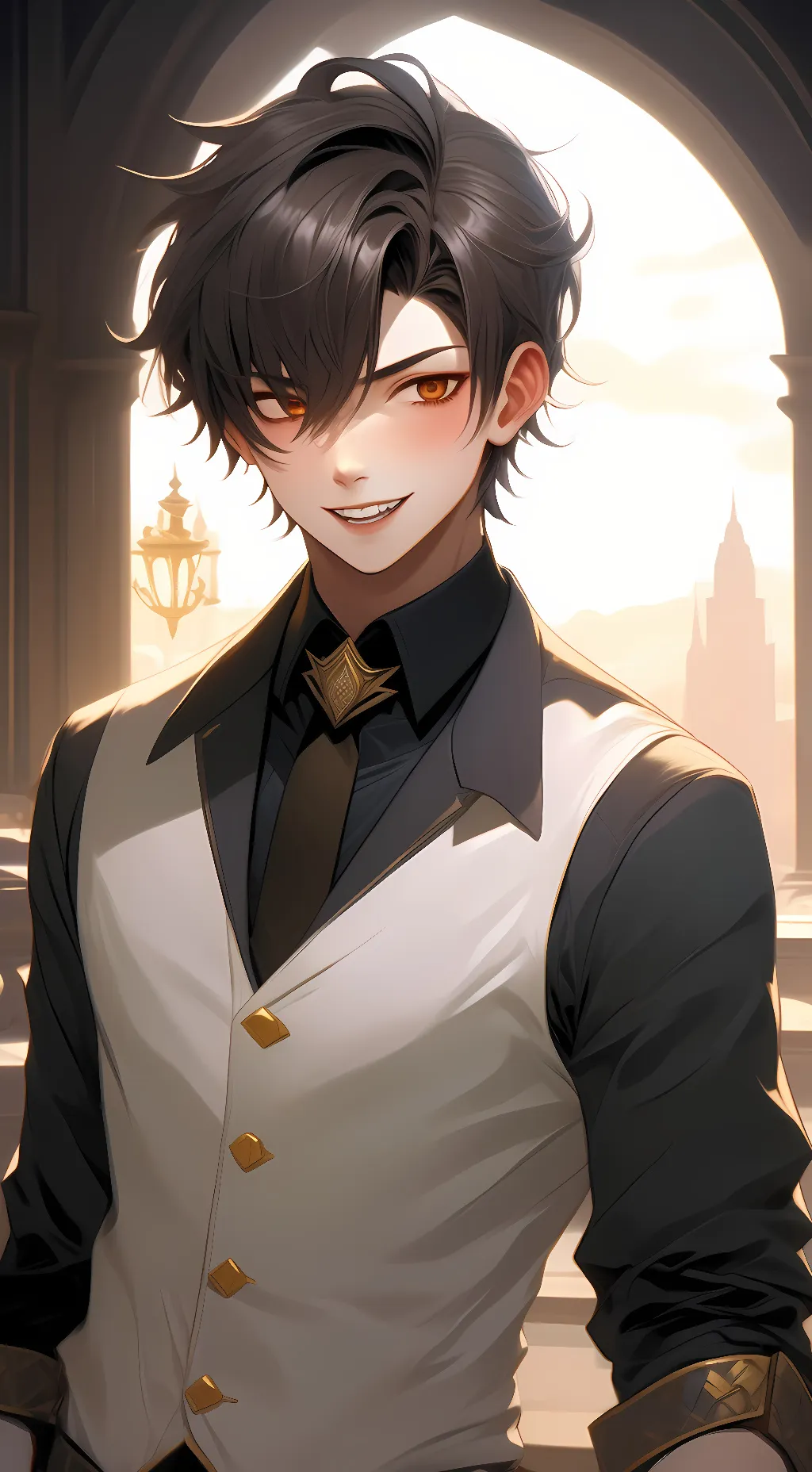 ai character: Leo background