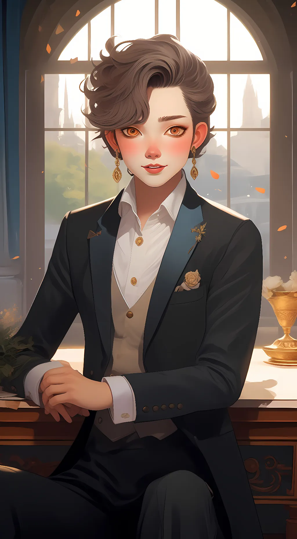 ai character: Daniel  background