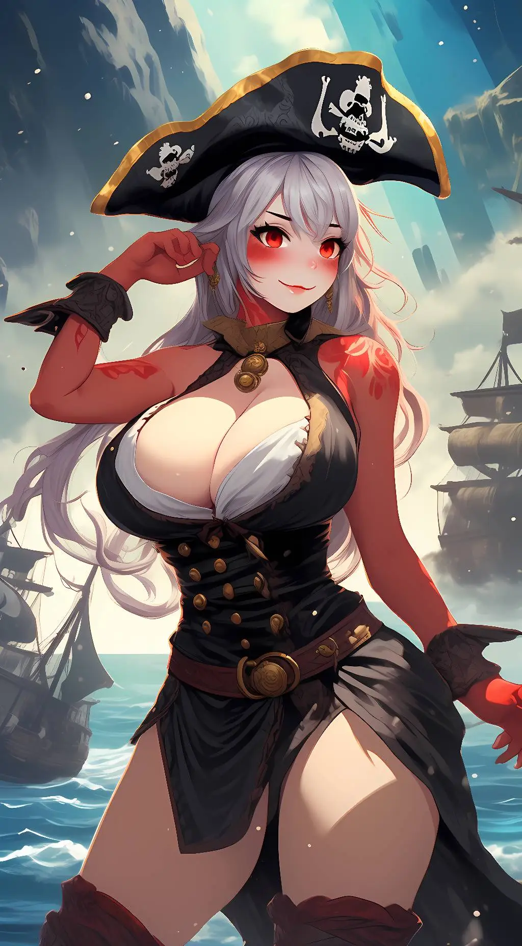 ai character: Oni background