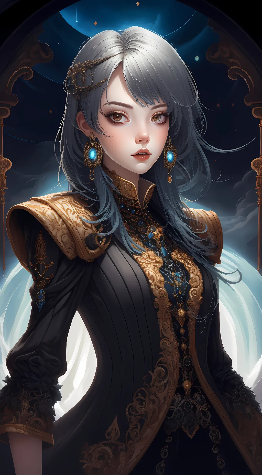 ai character: Sophia Blackwood background