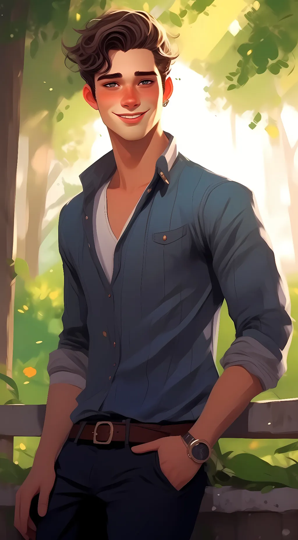 ai character: Braxtyn background