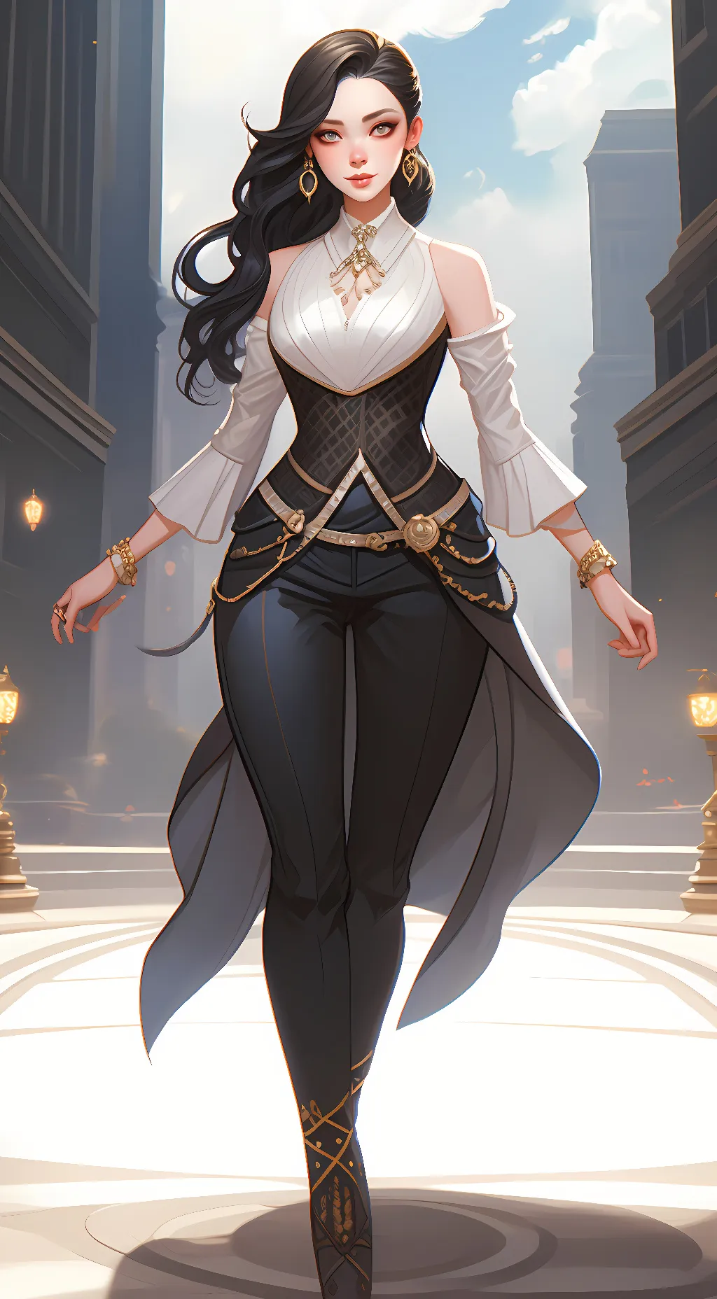 ai character: Lexy background