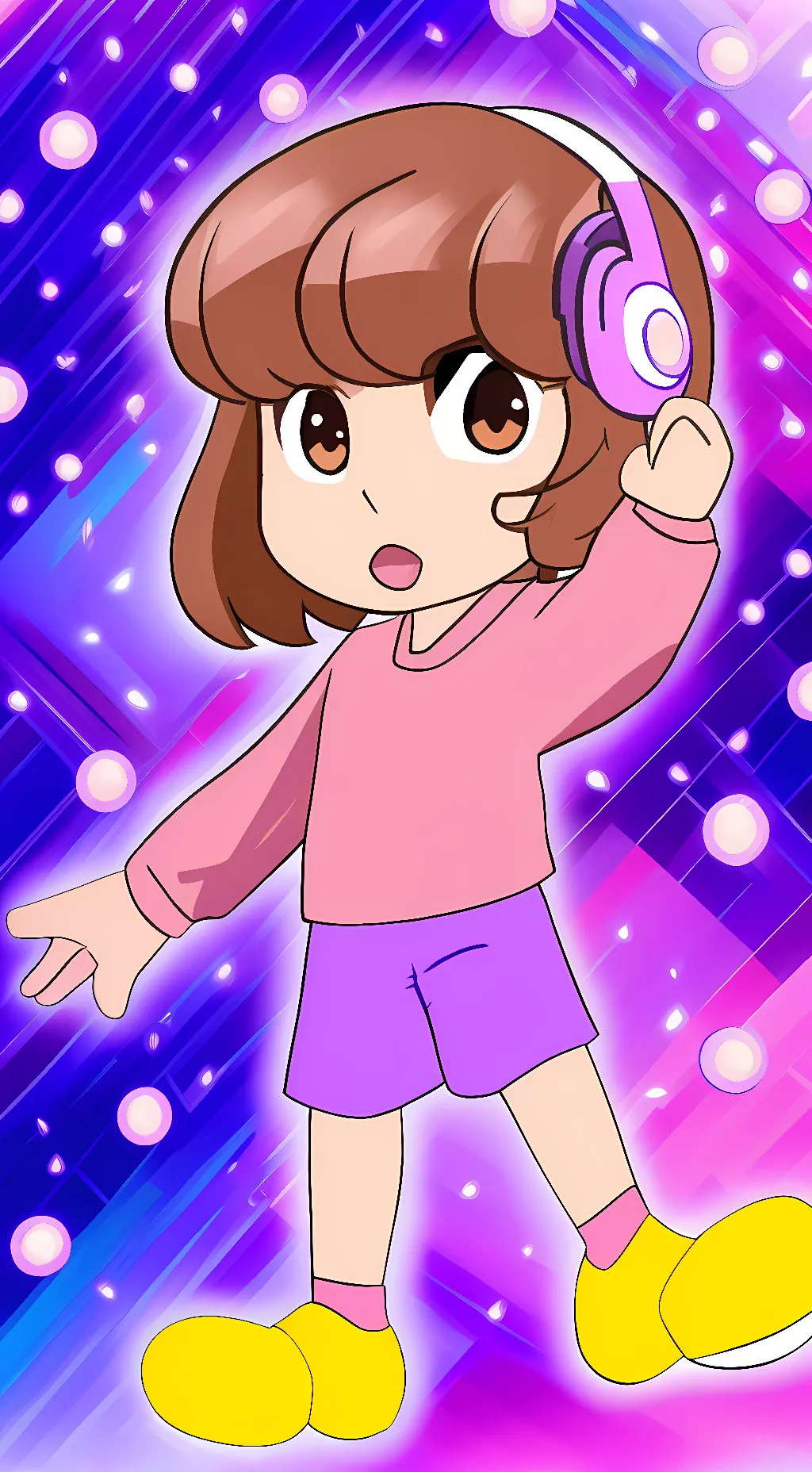 ai character: Melodii (S.M) background