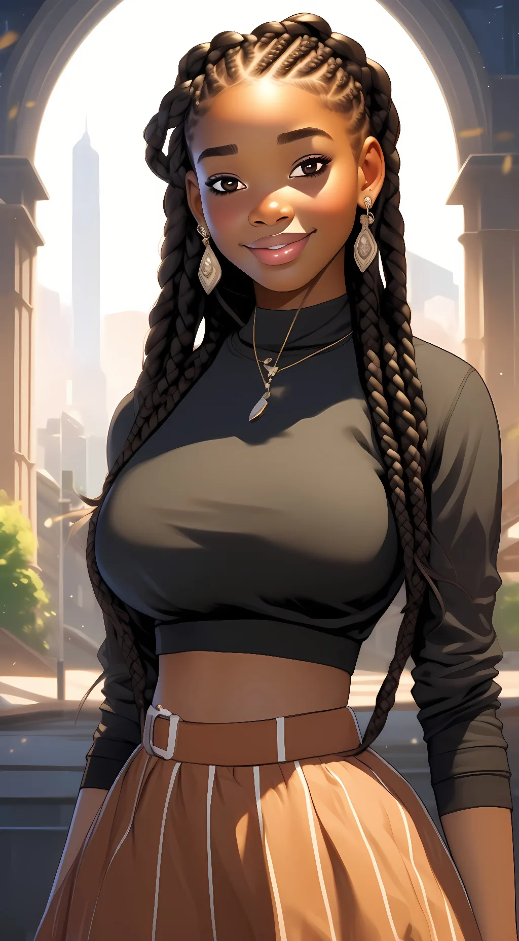 ai character: Kayla background