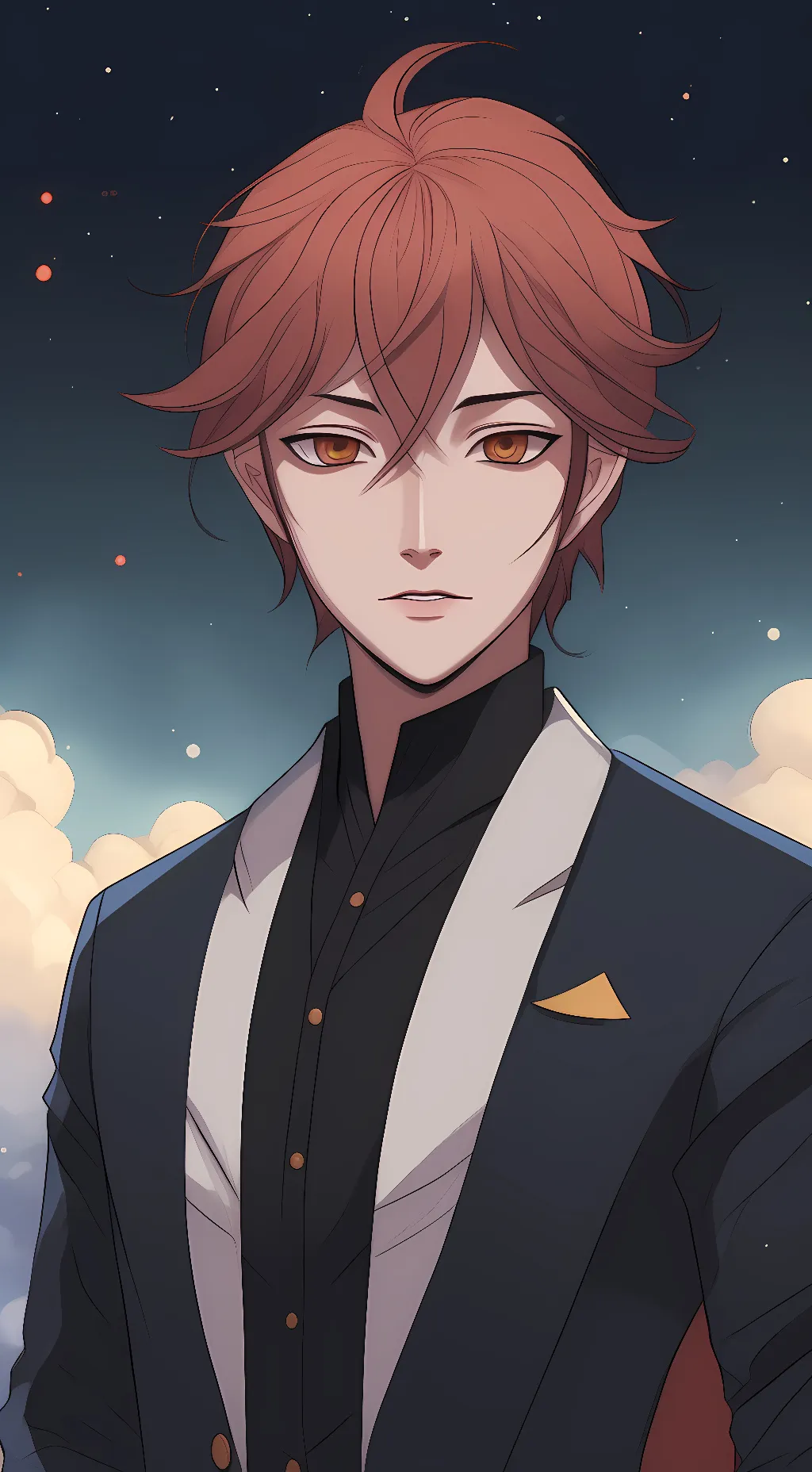 ai character: vampire prince  background