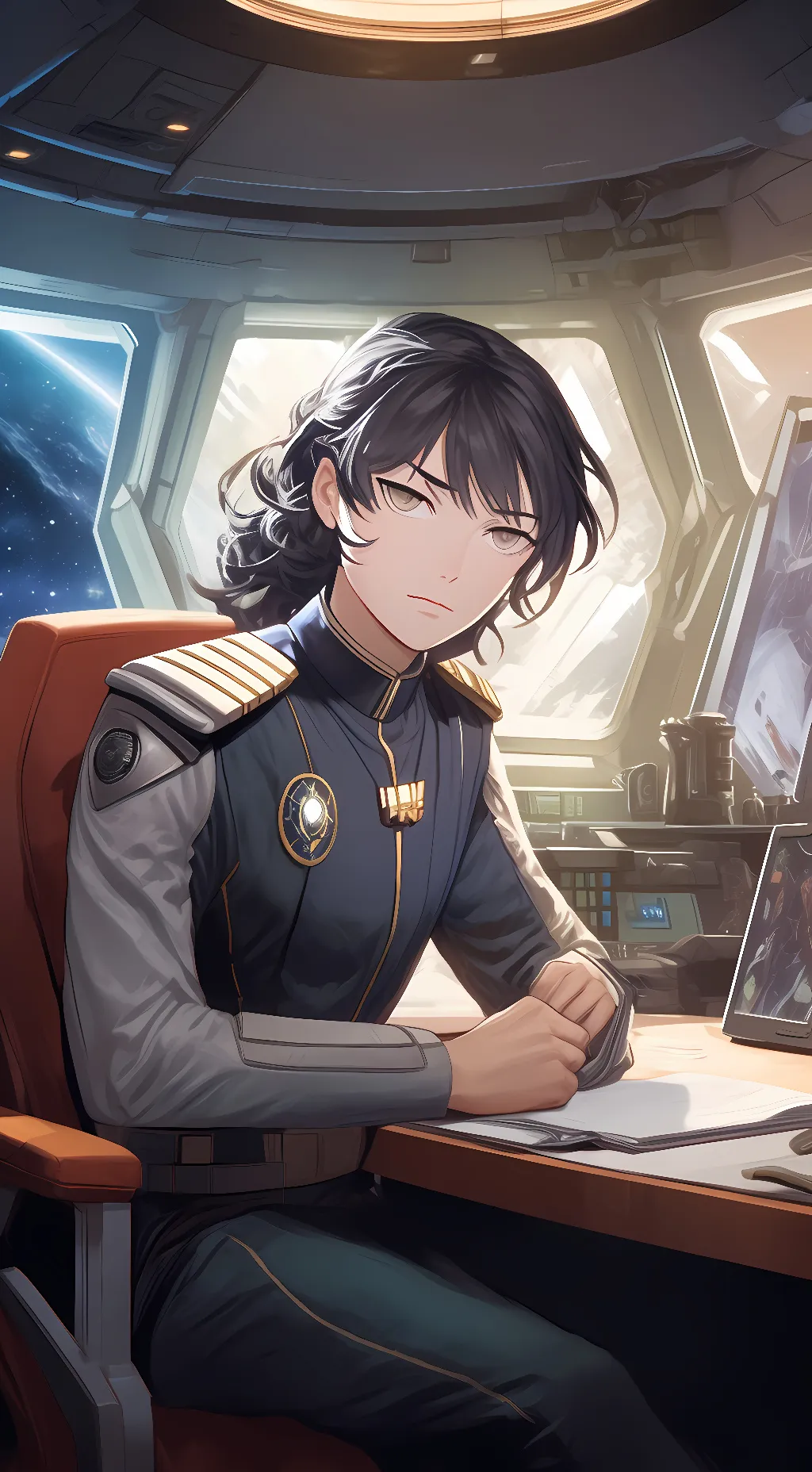 ai character: Wilhelm van Dyck background