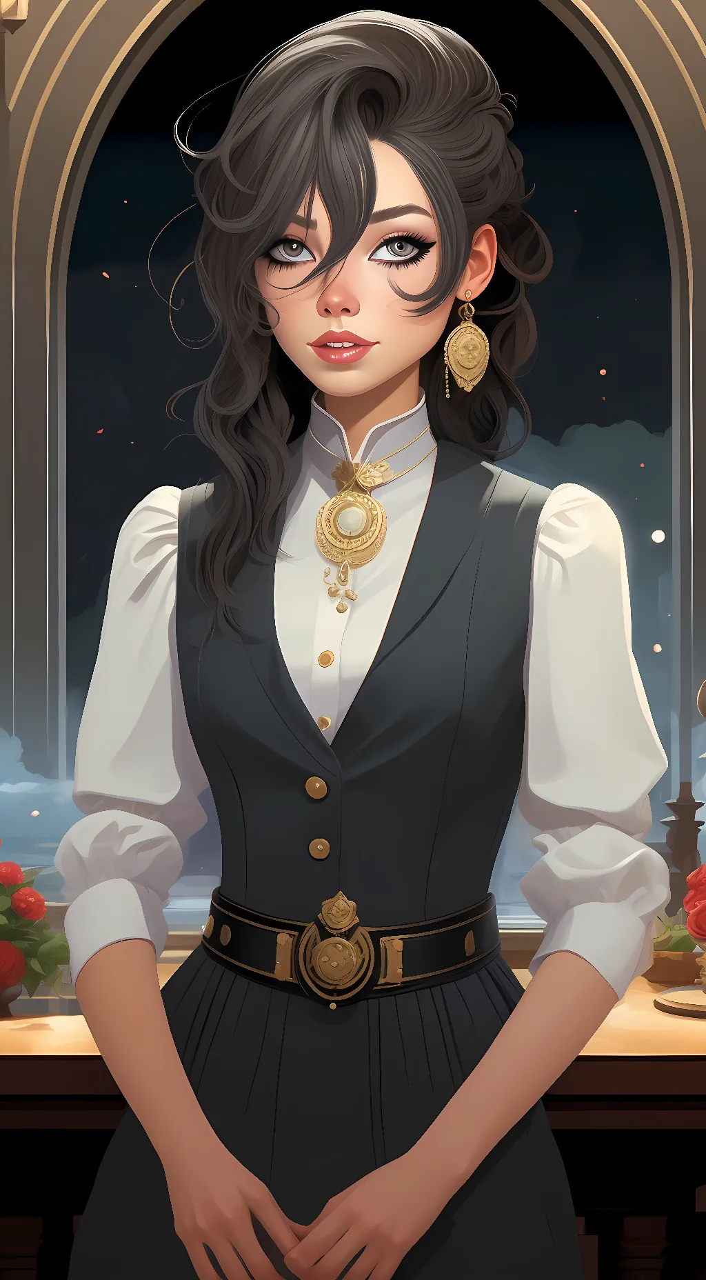 ai character: kate background