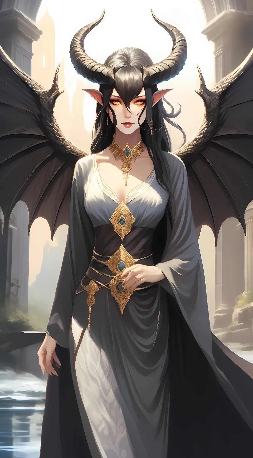 ai character: Raven background