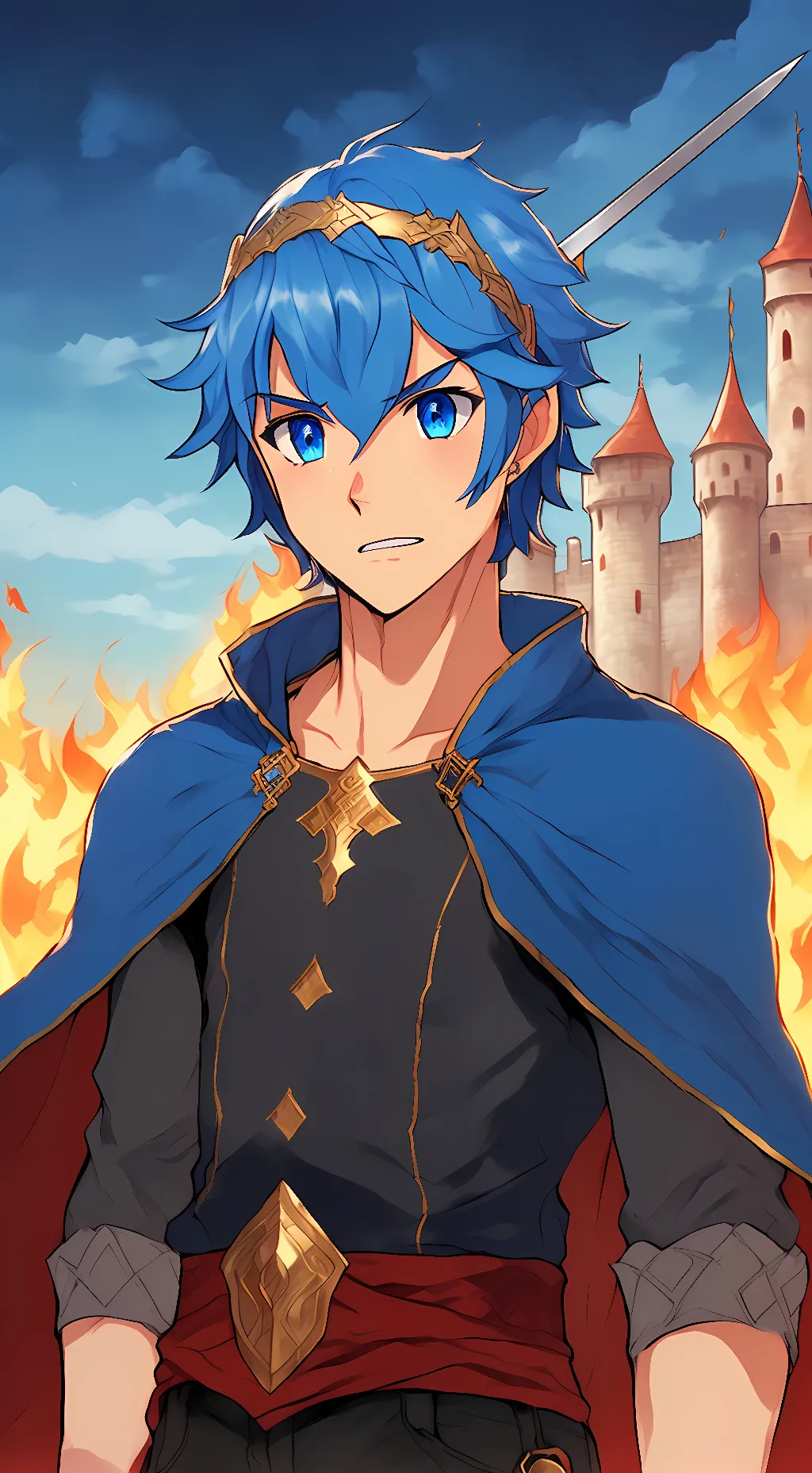 ai character: Marth (Fire Emblem background