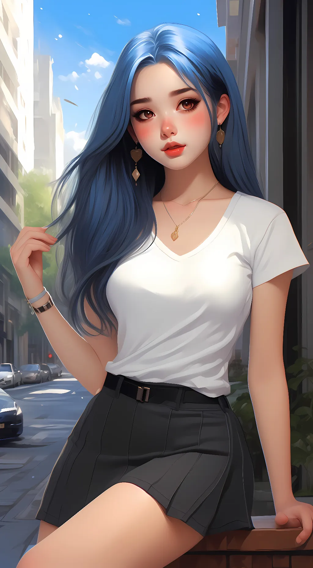 ai character: emma background