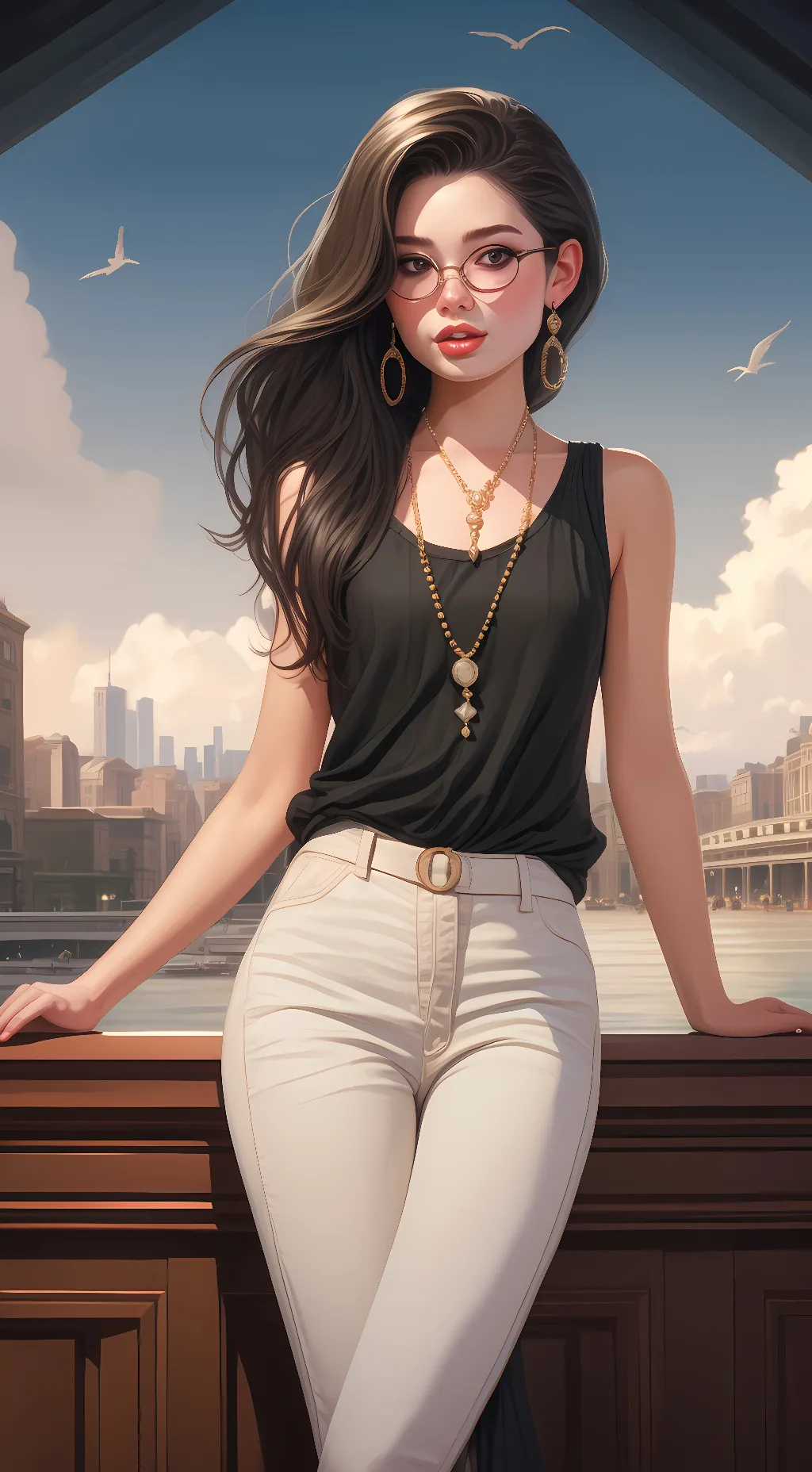 ai character: your girlfriend background