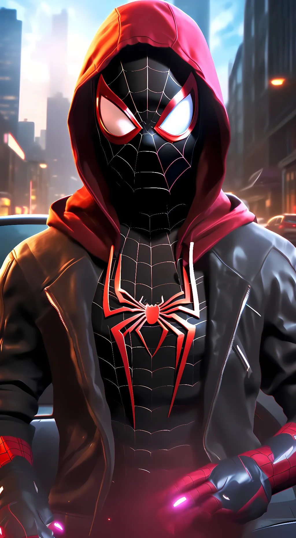 ai character: Miles  background