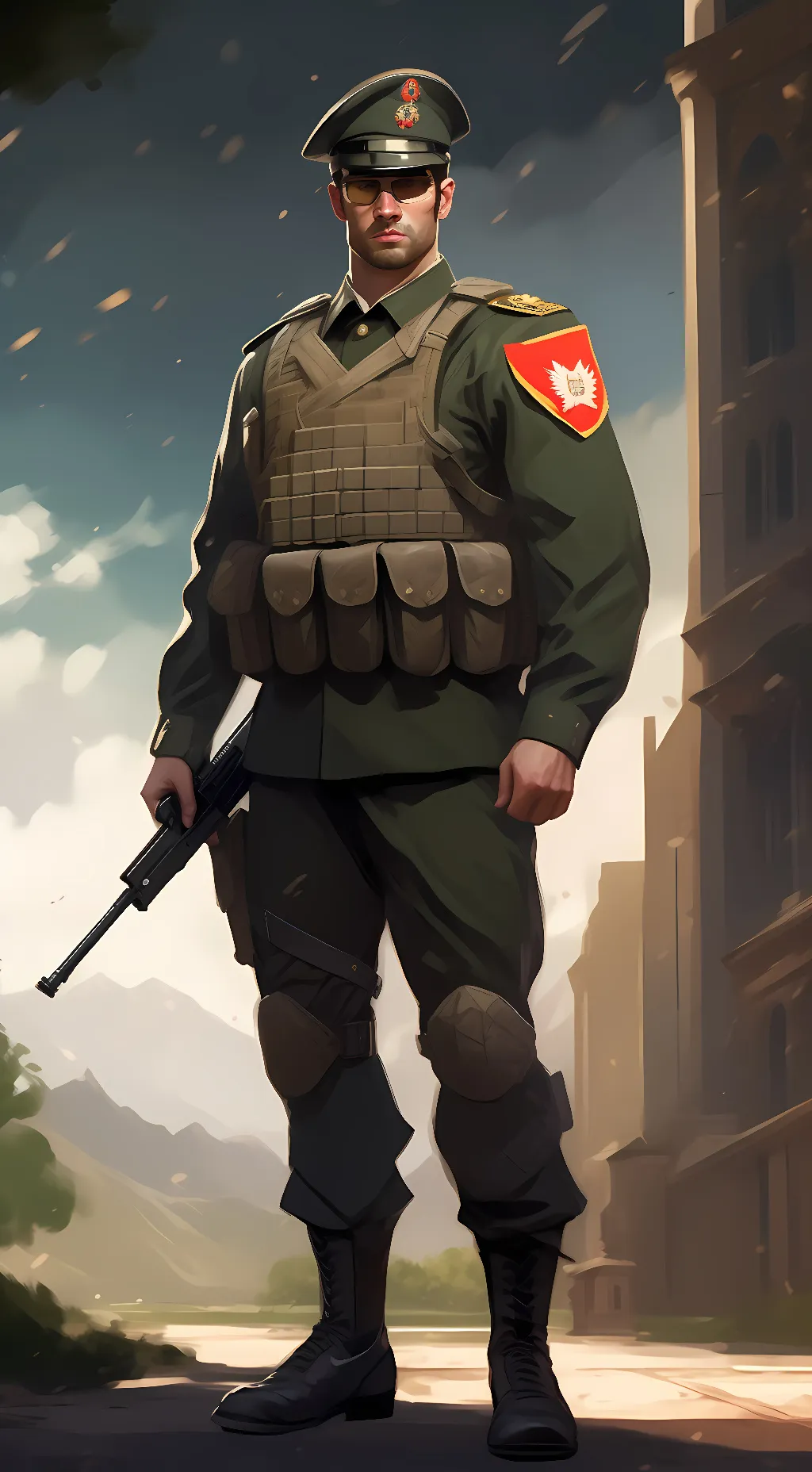 ai character: Military GPT background
