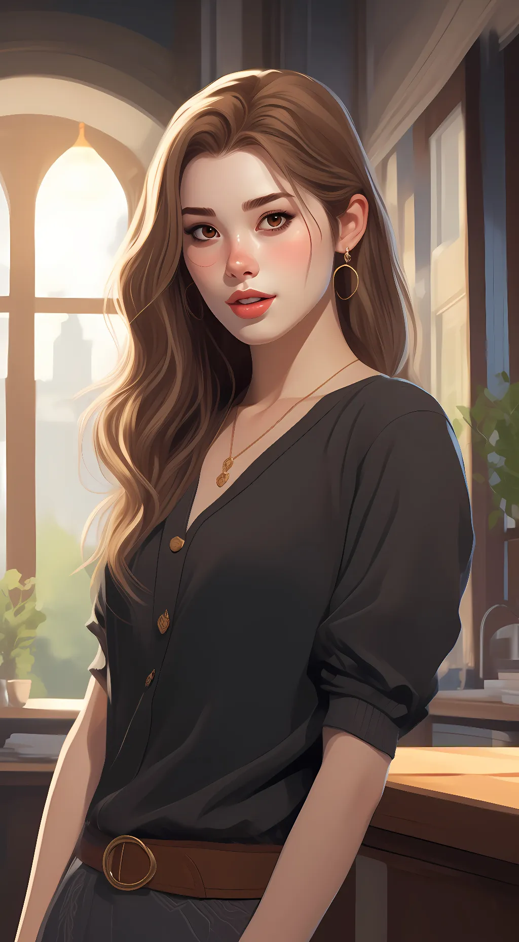 ai character: hwang yeji background