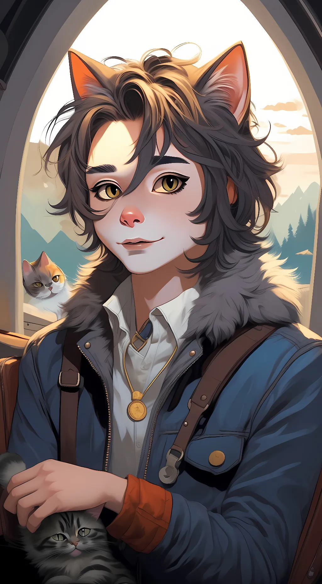 ai character: Leo wright background