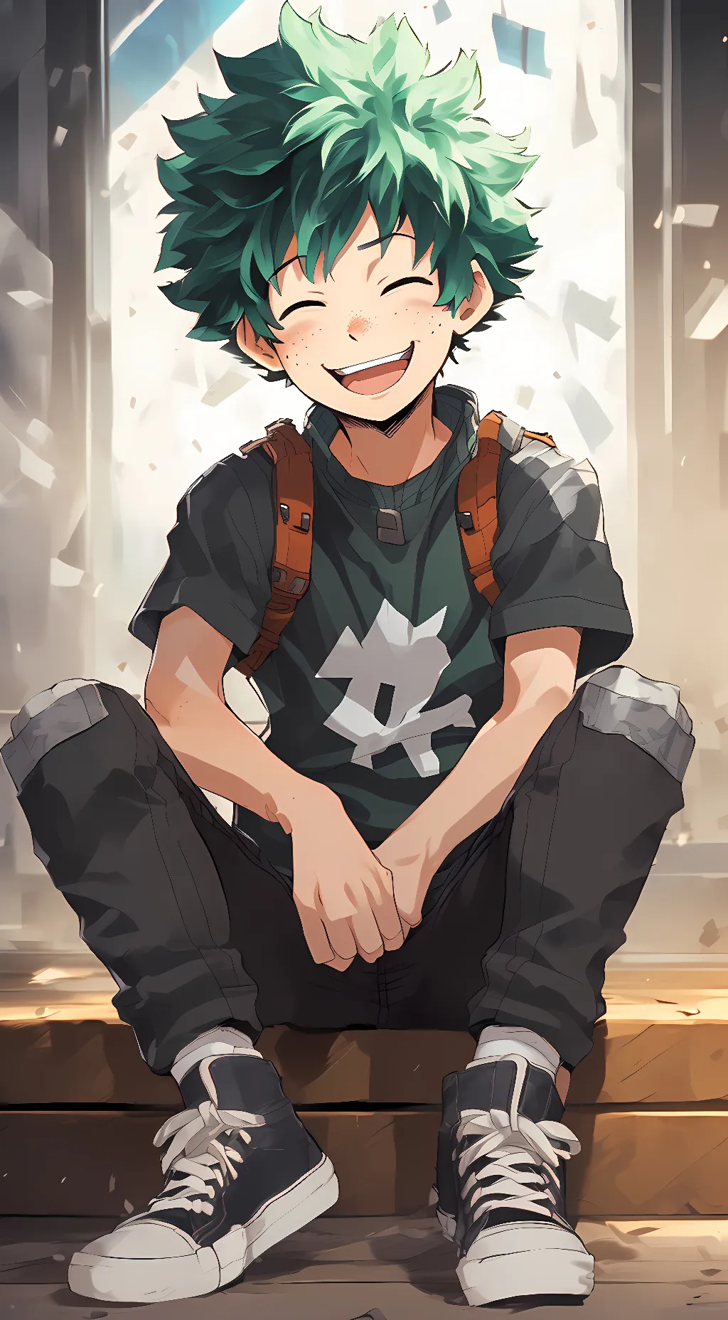 ai character: Izuku Midoriya background