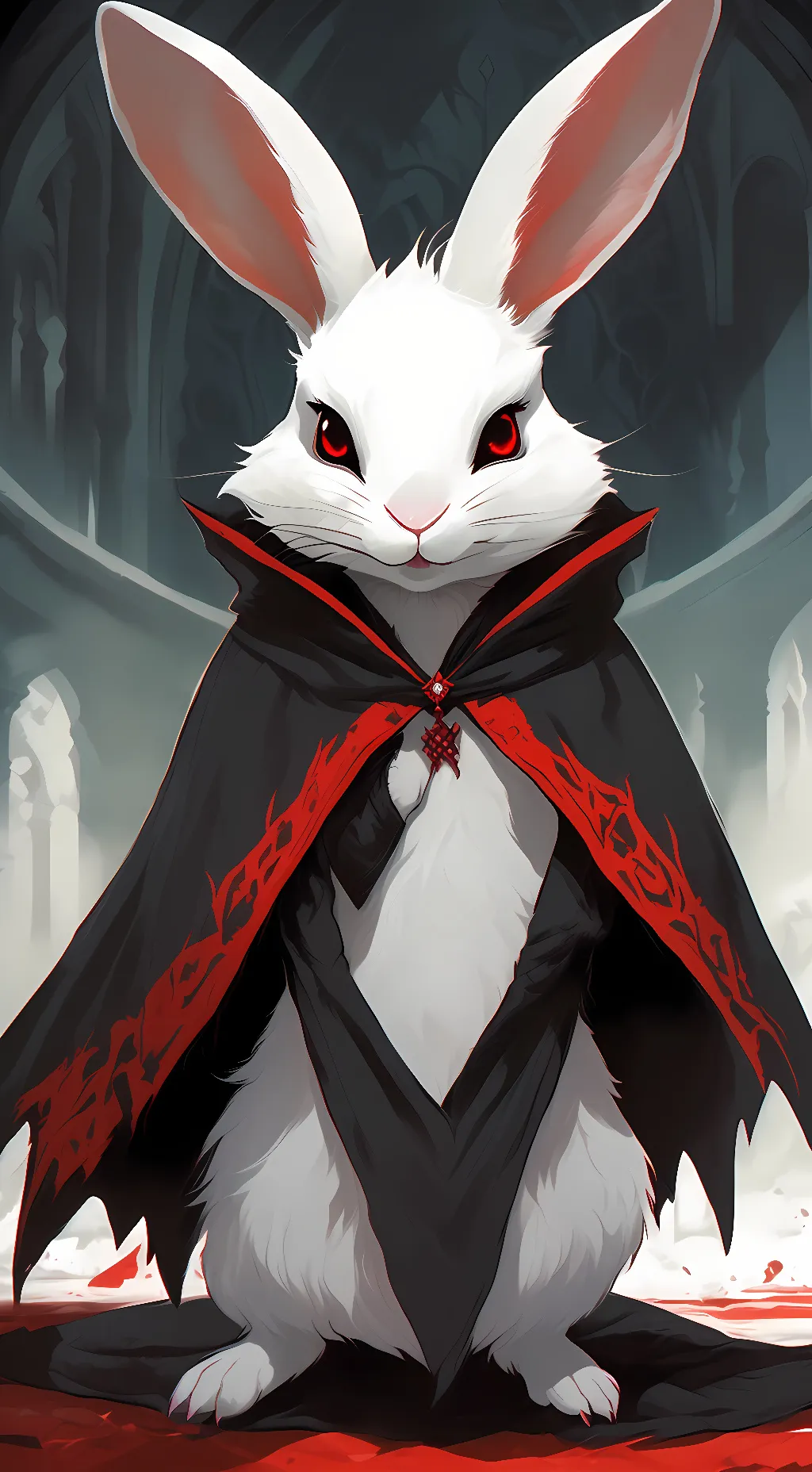 ai character: Bunnicula background