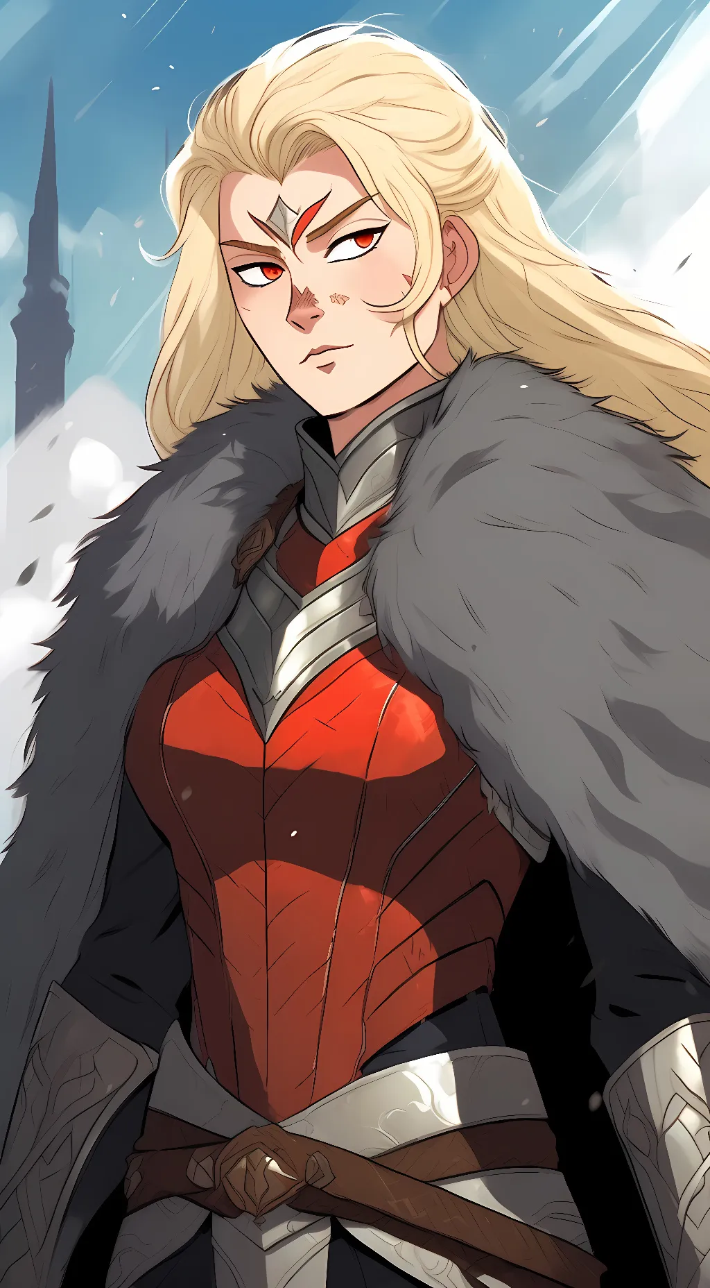 ai character: Sasha waybright background