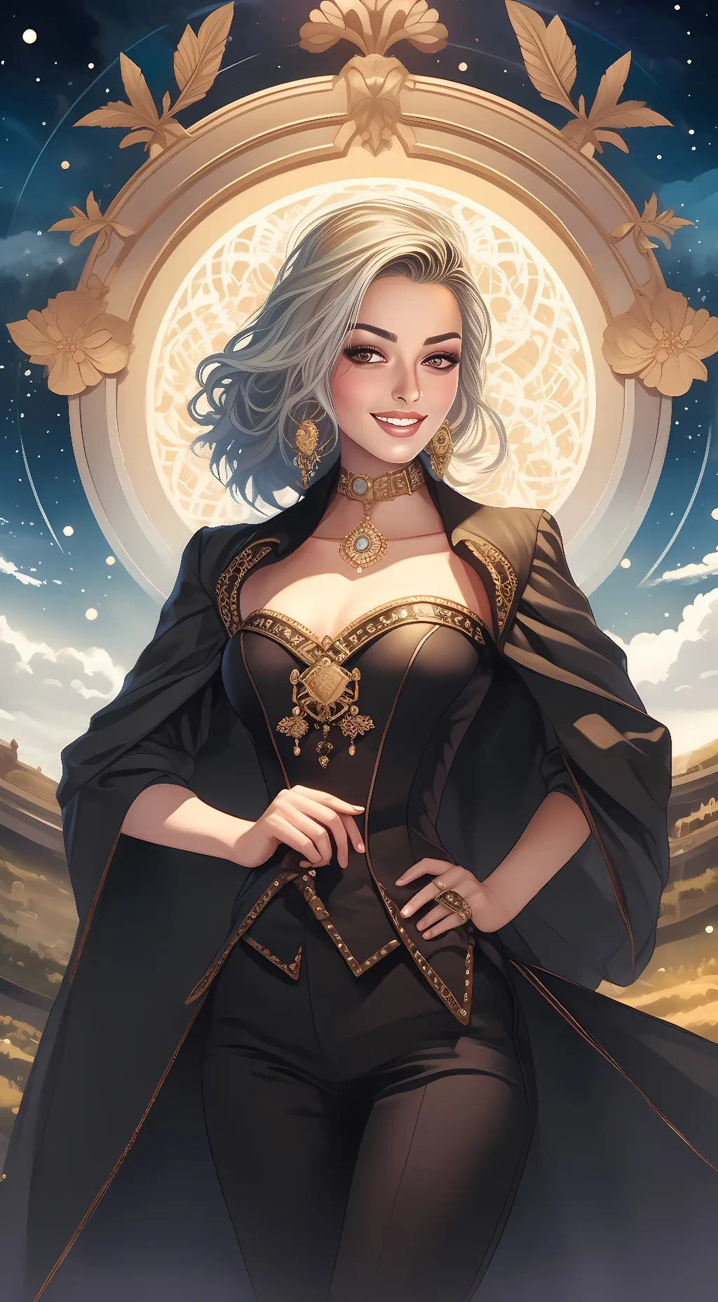 ai character: Amada   background